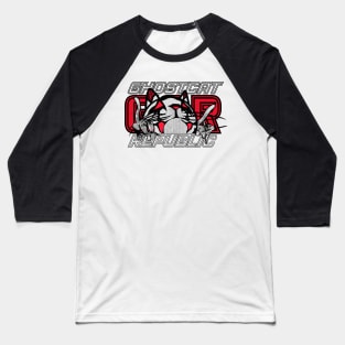 Ghostcat Republic and Giant Head Baseball T-Shirt